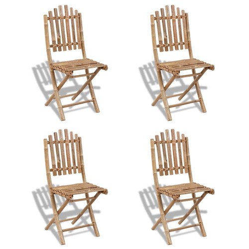 Chaises pliables bambou - chaises,