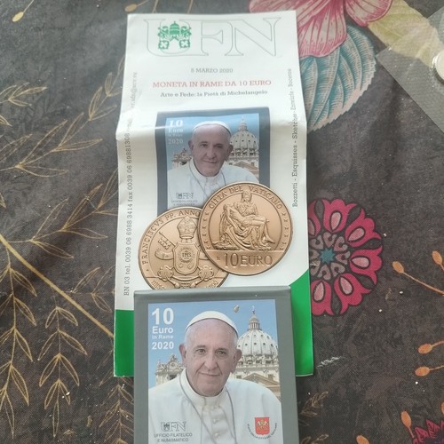 Pièce vatican cuivre - pièce,