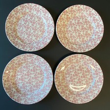 4 Assiettes Plates Vintage