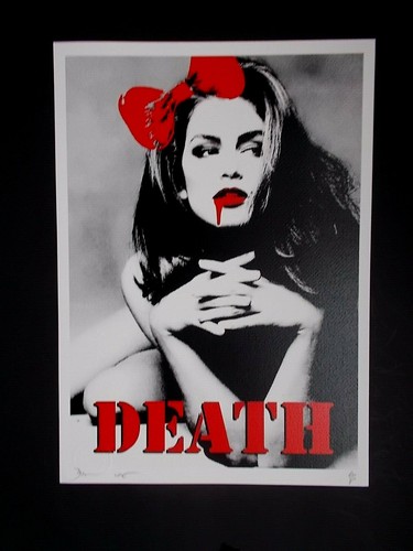 Serigraphie originale death - serigraphie,
