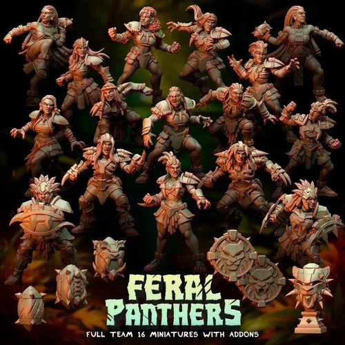 Equipe amazone feral panthers - feral,