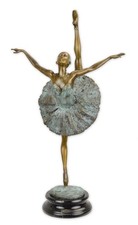 Sculpture en bronze ballerine