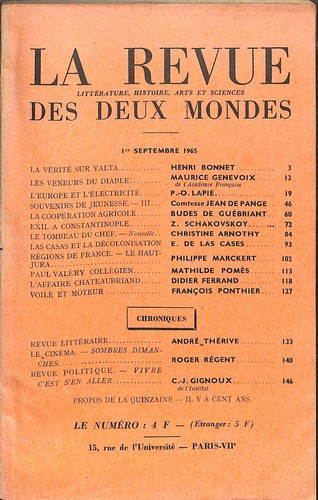 Revue des deux - revue,