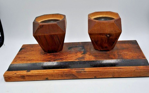 Ancien encrier bois avec - ancien, en