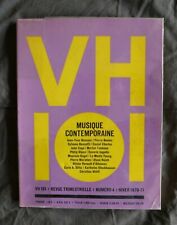 Revue VH 101 n°4 Hiver 1970-71 "Musique Contemporaine" : CAGE REICH GLASS BOULEZ