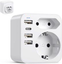 6 en 1 Adaptateur Prise France