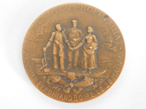 Medaille bronze travail - medaille,