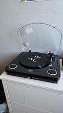 Dual Turntable Record Player - Black (no stickers)