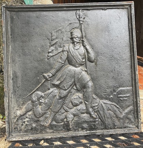 Plaque cheminée - plaque,