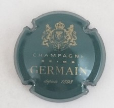 capsule champagne GERMAIN n°24 vert foncé et or