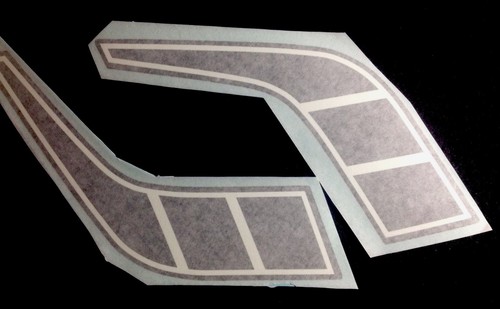 Yamaha rd250 rd400 tail decals - rd250&rd400,