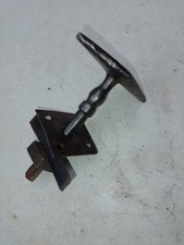 Ancienne poignée de porte en fer forgé, serrure penture