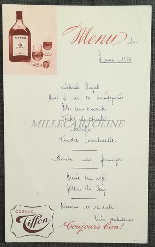Menu cognac tiffon - -,
