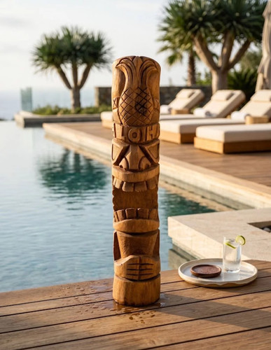 Statue jardin totem - statue, de