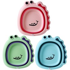 3pcs bébé lavabo pliant