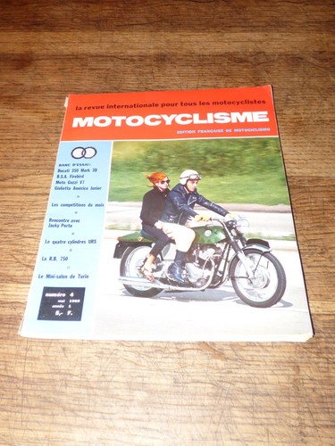 Revue moto cyclisme 4 - 4, 1969