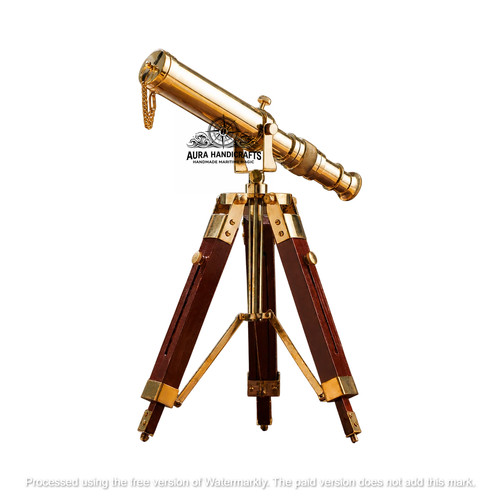 Ancien télescope laiton - télescope, en