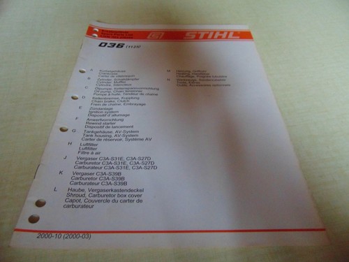 Tronçonneuse stihl 036 liste - stihl,