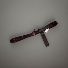 Ceinture Noire Motif Rose