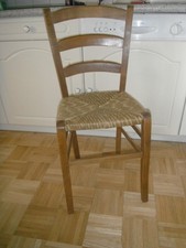 CHAISE DE CUISINE RUSTIQUE EN