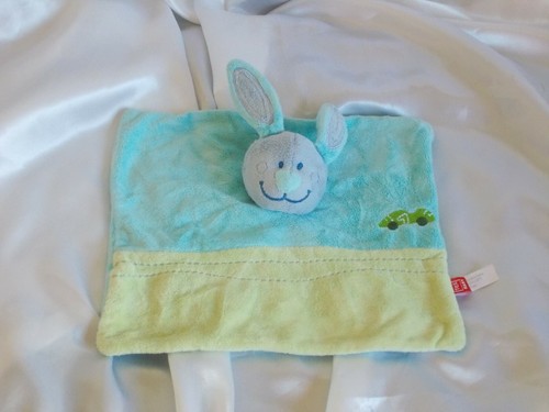 Doudou lapin vert - , et