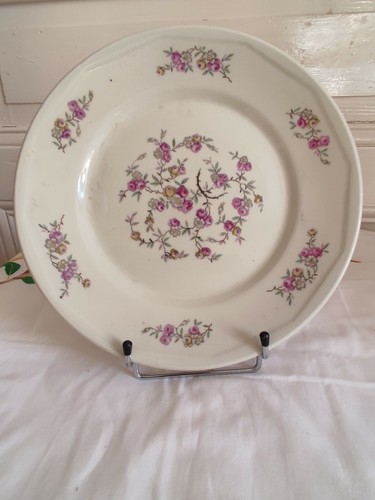 Assiette décor floral - , en