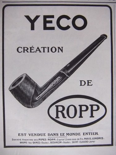 Publicité pipes yeco - pipes,