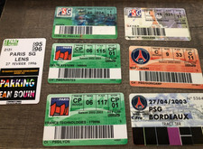 AU CHOIX 1 carte pass / ticket )) PSG V LENS BORDEAUX NANTES O.L LOSC