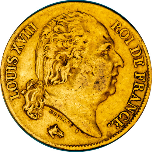 Restauration francs or - restauration,