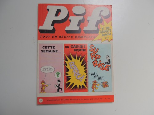 Pif gadget 31 de - gadget, n°31