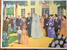 Ancienne affiche scolaire - ancienne,