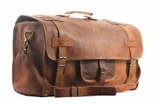 Sac de voyage pour homme en cuir fait main vintage bagage de sport week-end nuit