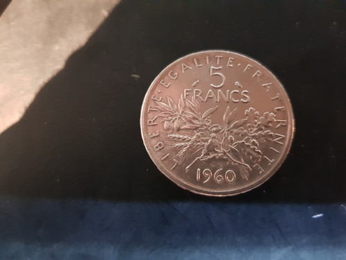Francs semeuse 1960 - francs,