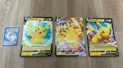 Lot cartes jumbo - jumbo, pikachu