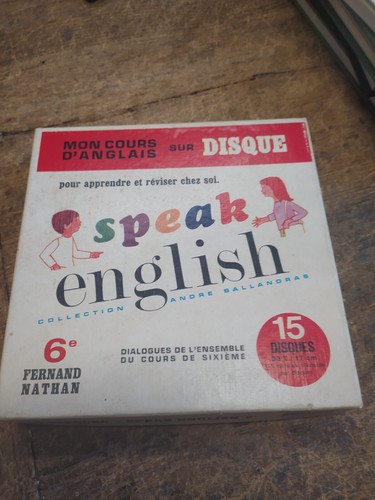 Disques speak english mon - speak,