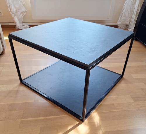 Table basse noire roche - noire,,