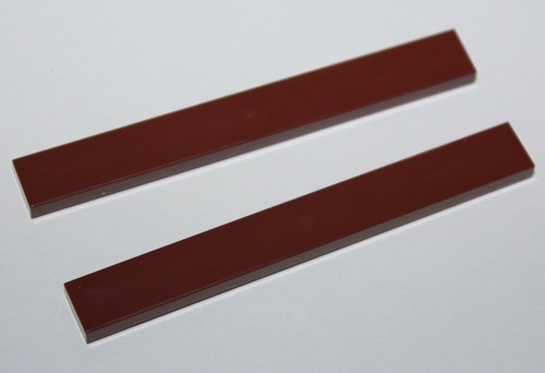 Xlego redbrown tile 1x8 - tile,