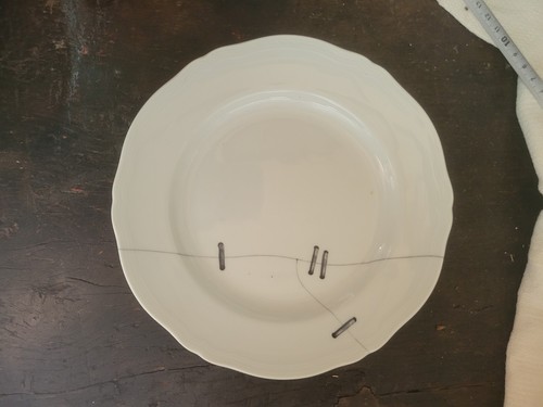 Assiette porcelaine decor - porcelaine,