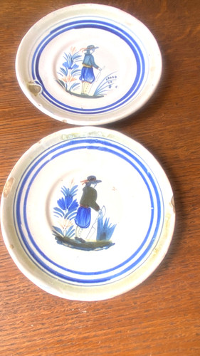 Soucoupe assiette faience - soucoupe,