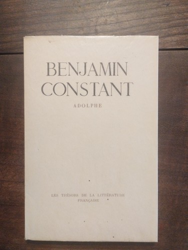 Benjamin constant adolphe - adolphe,