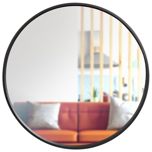 Miroir mural bois noir - bois,,