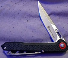 Couteau Smith&Wesson Tactical Lame High Carbon Inox Manche Polymère SWP1227070