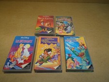 Lot de 5 Cassettes VHS Walt