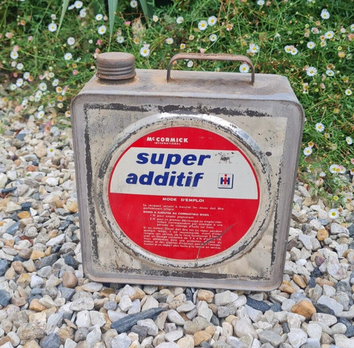 Ancien bidon additif huile - bidon,