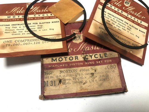 Nos anneaux piston vintage - nos, de