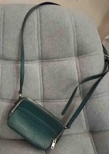 Sac bandoulière femme Pimkie vert croco – simili cuir – très bon état