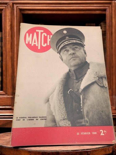 Vintage paris match 1940 - paris,