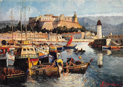 Marine provencale peinture - provencale,