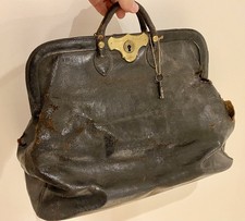 ??Ancien Rare Sac Malle Valise En Cuir Ayant Appartenu À Un Comte ??