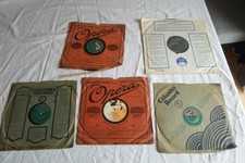 lot de 5 vieux disques vinyle opera ODEON columbia